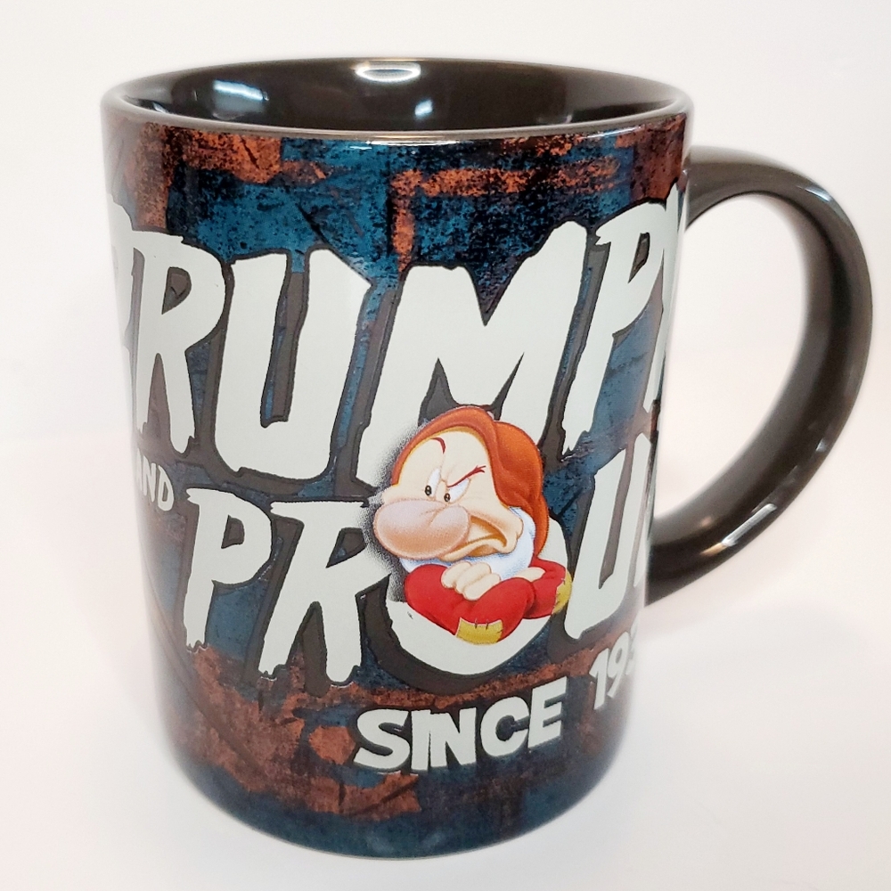 Disney Grumpy and Proud Since 1937 Mug Jerry Leigh Orlando 18 oz 7 Dwarfs